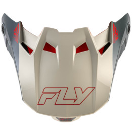 Visière FLY RACING Formula CC Glide - noir/rouge/gris