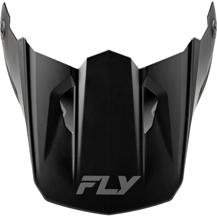 Visière FLY RACING Kinetic Solid - noir mat | Oxmoto
