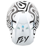 Visière FLY RACING Formula S Carbon Protocol - noir carbone/gris/Hi-Vis