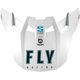 Visière FLY RACING Formula S Carbon Solid - blanc | Oxmoto