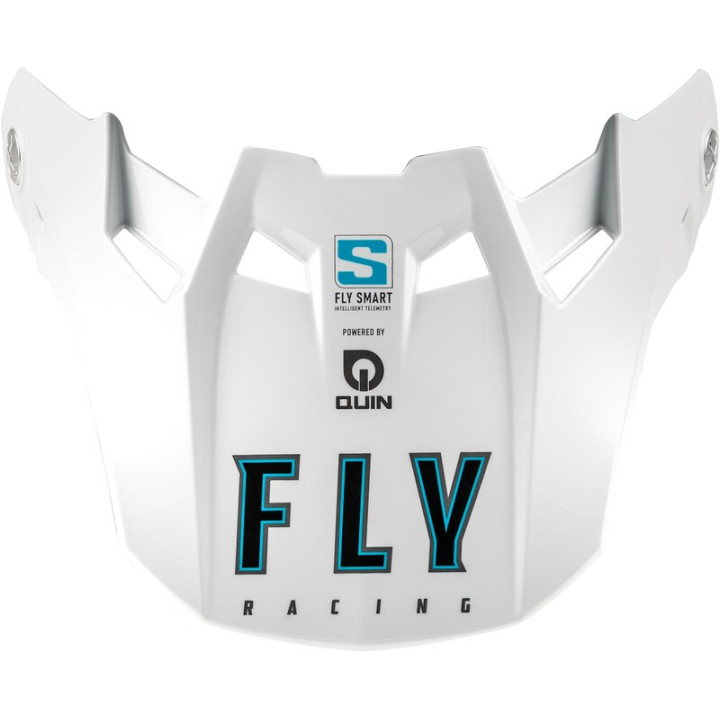 Visière FLY RACING Formula S Carbon Solid - blanc | Oxmoto
