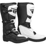 Bottes FLY RACING Maverik LT - blanc/noir | Oxmoto