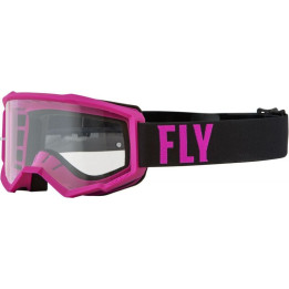 Masque FLY RACING Focus Rose/Noir | Oxmoto
