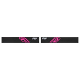 Masque FLY RACING Focus noir/rose - écran clair | Oxmoto