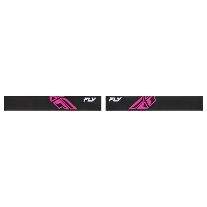 Masque FLY RACING Focus noir/rose - écran clair | Oxmoto