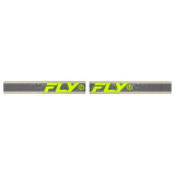 Masque FLY RACING Zone Dark Grey/Hi-Vis - écran Iridiscent Green
