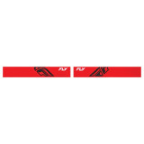 Masque FLY RACING Focus rouge/noir - écran clair | Oxmoto