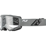 Masque FLY RACING Focus gris/noir - écran clair | Oxmoto
