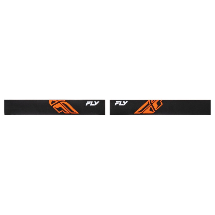Masque FLY RACING Focus noir/orange - écran clair | Oxmoto
