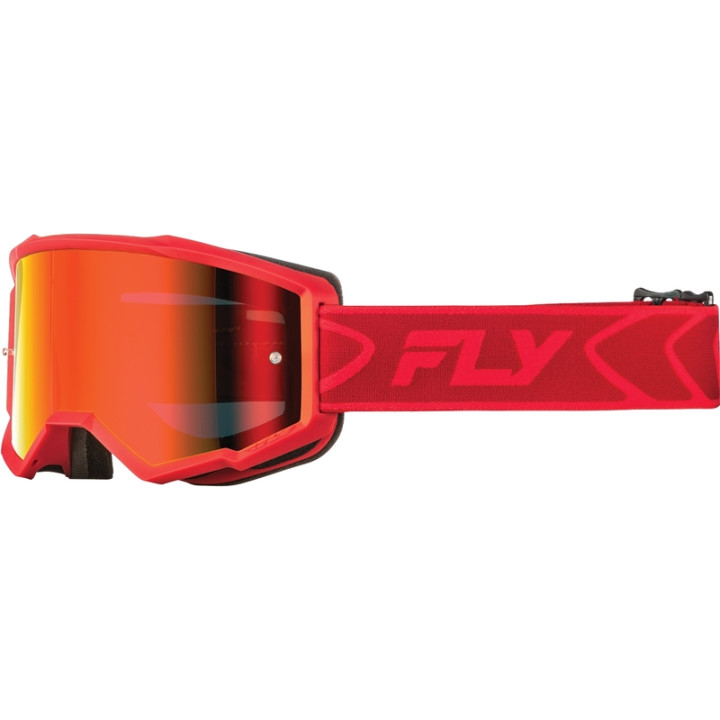 Masque FLY RACING Zone rouge - écran rouge | Oxmoto