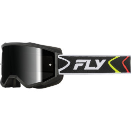 Masque FLY RACING Zone noir/blanc - écran noir | Oxmoto