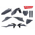 Kit plastiques Polisport gris nardo KTM SX/SX-F | Oxmoto