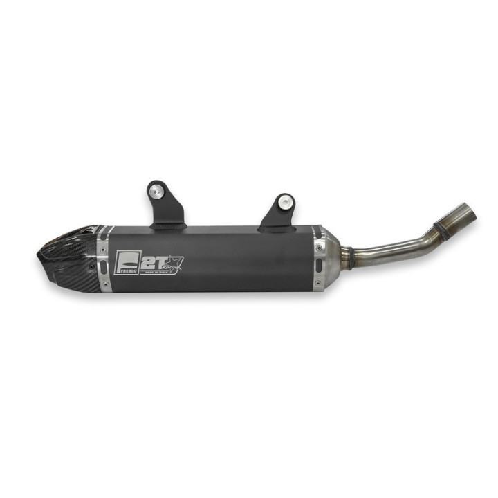 Silencieux Fresco Carby aluminium noir/casquette carbone FRTEN300BE0024OTCA/B