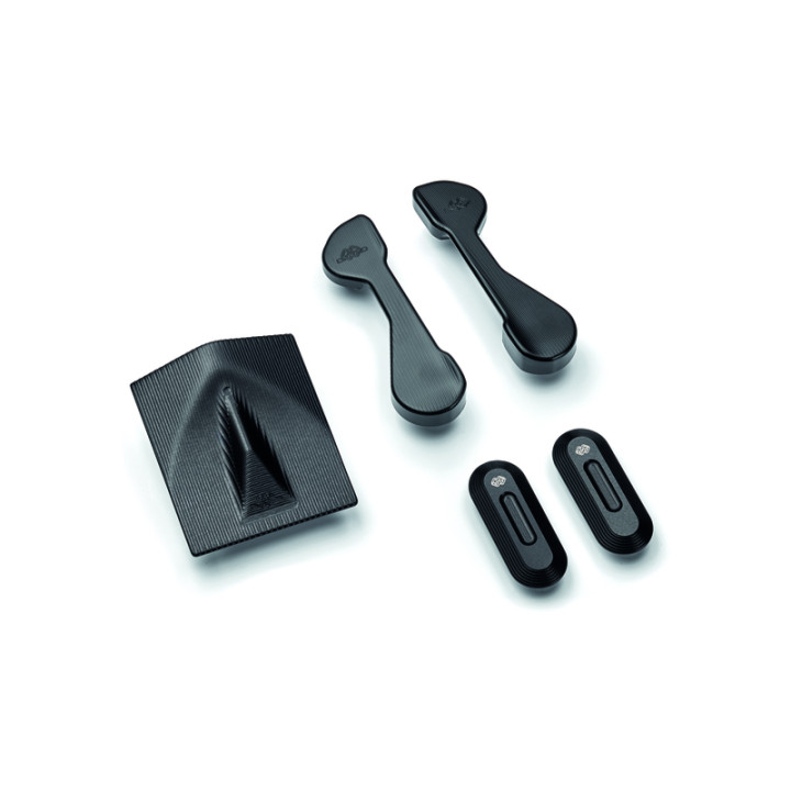 Kit caches orifices GILLES TOOLING Race noir Yamaha YZF-R6