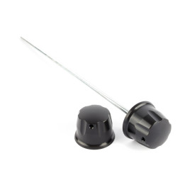 Protections fourche et bras oscillant (axe de roue) GILLES GTA noir/rouge Ducati