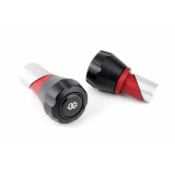 Protections fourche et bras oscillant (axe de roue) GILLES GTA noir/rouge Suzuki GSX-S1000/F
