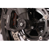 Protections fourche et bras oscillant (axe de roue) GILLES GTA noir Kawasaki Z900RS