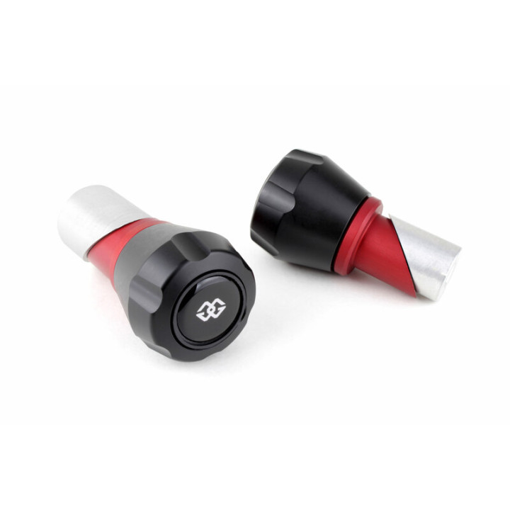 Protections fourche et bras oscillant (axe de roue) GILLES GTA noir/rouge Yamaha GTA-F-Y02-BR