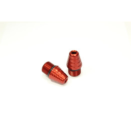 Embouts de guidon GILLES TOOLING LG rouge | Oxmoto