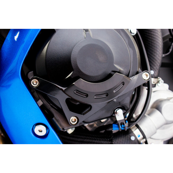 Couvre-carter moteur gauche GILLES noir Suzuki GSX-R1000