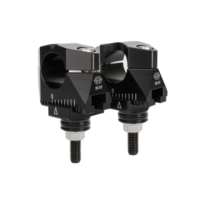 Pontets de guidon GILLES 2DGT réglables noir Yamaha MT-07