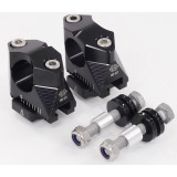 Pontets de guidon GILLES 2DGT réglables noir BMW S1000RR
