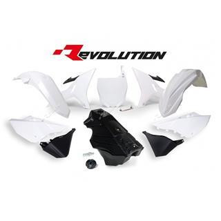 Kit plastiques Racetech blanc/noir KTM | Oxmoto