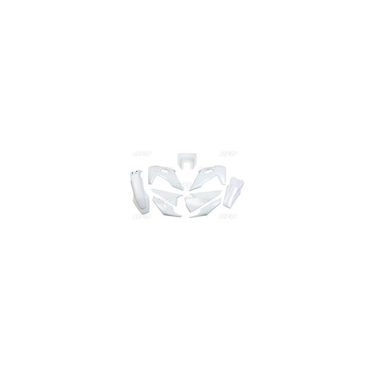 Kit plastiques UFO blanc Husqvarna FE/TE | Oxmoto