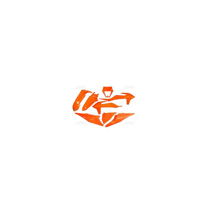Kit plastiques UFO orange KTM EXC/EXC-F | Oxmoto