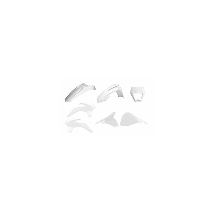 Kit plastique Polisport Enduro Restyle blanc KTM EXC/EXC-F