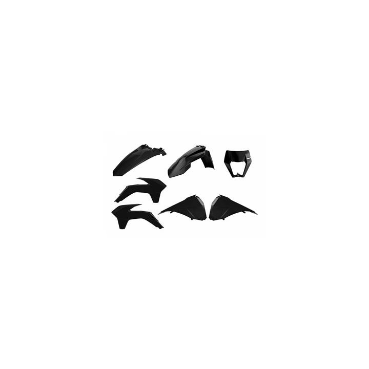 Kit plastique Polisport Enduro Restyle noir KTM EXC/EXC-F