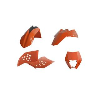 Kit plastiques Polisport (08-11) KTM xcf-w | Oxmoto
