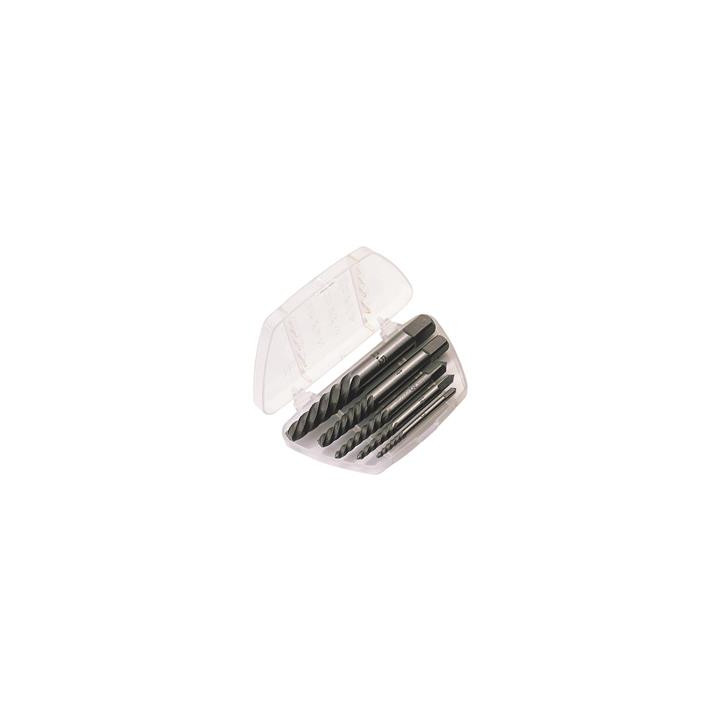 Coffret extracteur de vis Draper acier carbone 5 pcs 3 à 18mm
