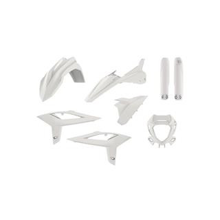 Kit plastique Polisport blanc | Oxmoto