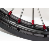 Jeu de têtes de rayons HAAN WHEELS - rouge 16 002/6 | Oxmoto