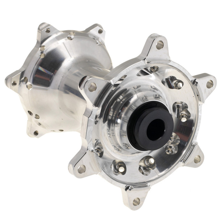 Moyeu avant HAAN WHEELS - argent | Oxmoto
