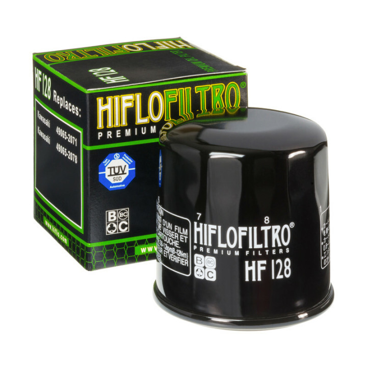 Filtre à huile Hiflofiltro - HF128 | Oxmoto