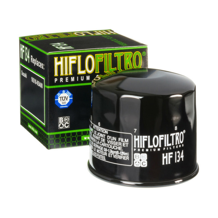 Filtre à huile Hiflofiltro - HF134 | Oxmoto