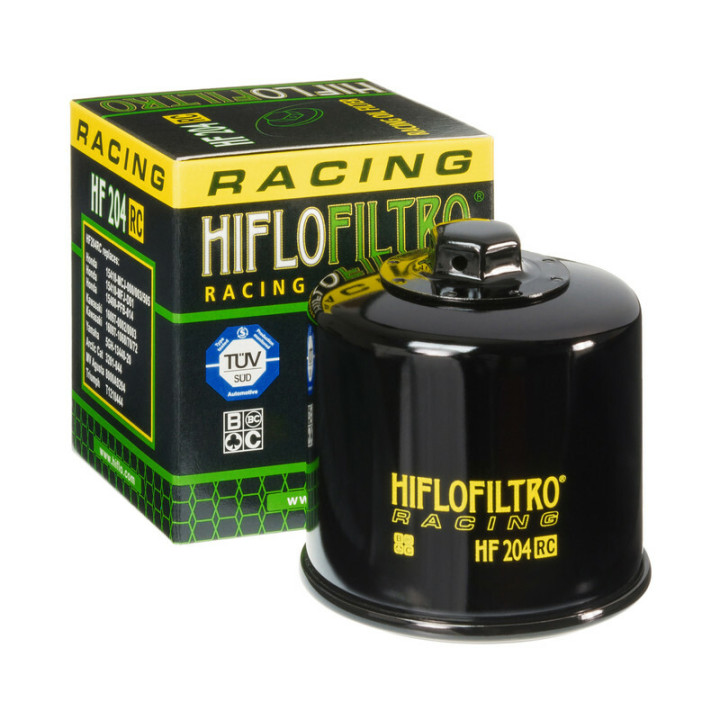 Filtre à huile Hiflofiltro Racing - HF204RC | Oxmoto