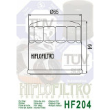 Filtre à huile Hiflofiltro Racing - HF204RC | Oxmoto