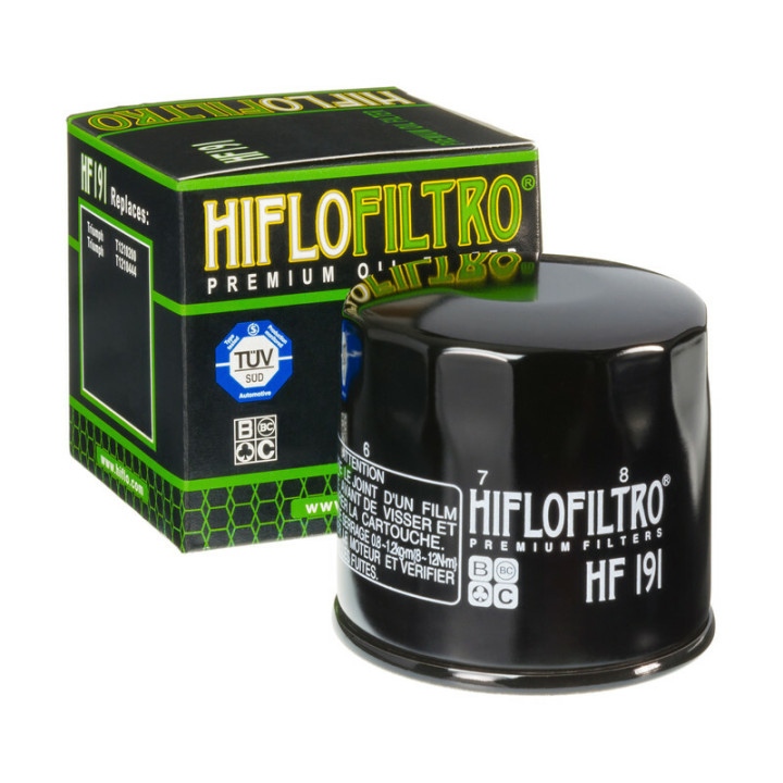 Filtre à huile Hiflofiltro - HF191 | Oxmoto