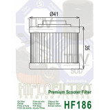 Filtre à huile Hiflofiltro - HF186 | Oxmoto