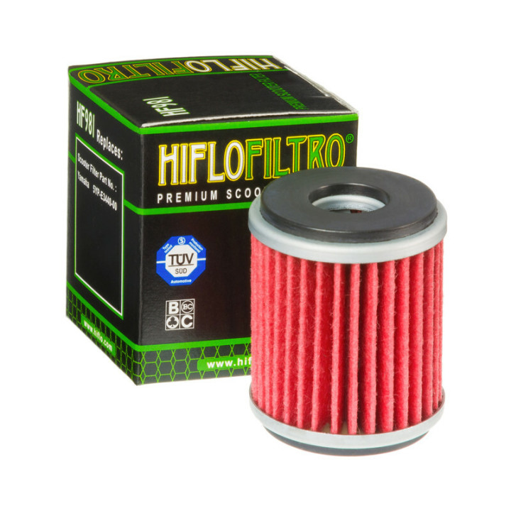 Filtre à huile Hiflofiltro - HF981 | Oxmoto