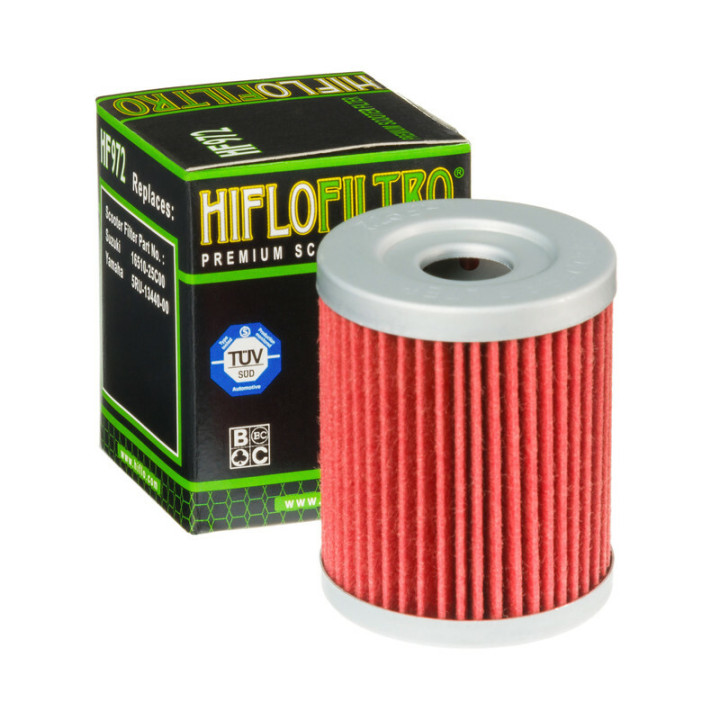 Filtre à huile Hiflofiltro - HF972 | Oxmoto