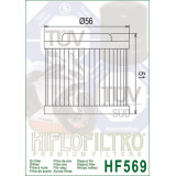 Filtre à huile Hiflofiltro - HF569 | Oxmoto