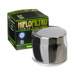 Filtre à huile Hiflofiltro Chrome - HF172C | Oxmoto