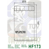 Filtre à huile Hiflofiltro Chrome - HF173C | Oxmoto