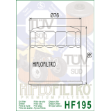 Filtre à huile Hiflofiltro - HF195 | Oxmoto