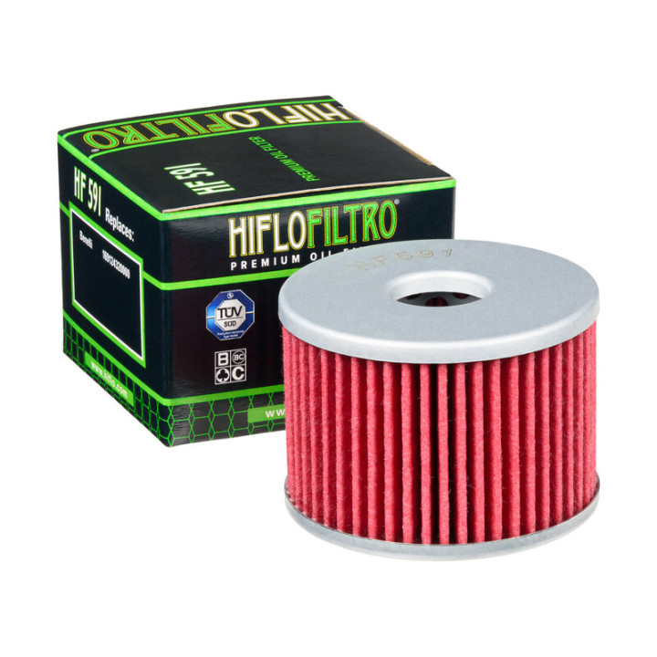 Filtre à huile Hiflofiltro - HF591 | Oxmoto