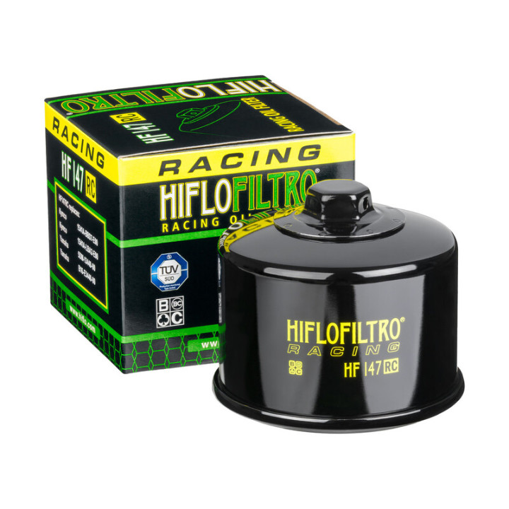 Filtre à huile Hiflofiltro Racing - HF147RC | Oxmoto